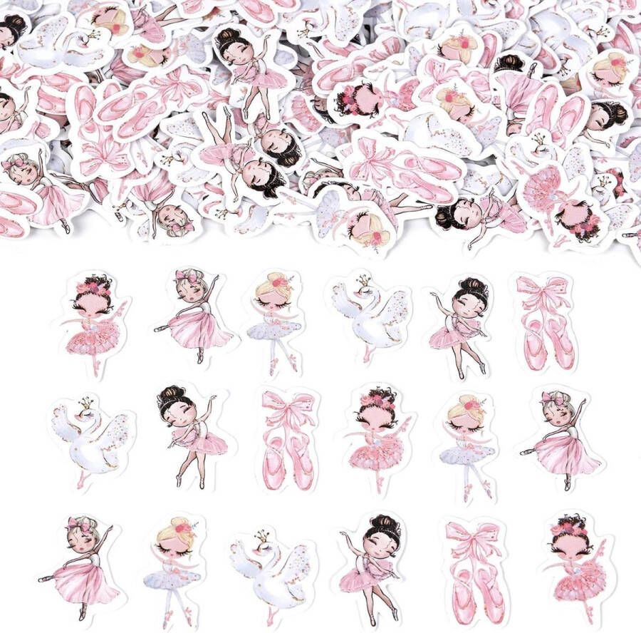 Allecto plus Ballettafeldecoratie voor balletfeest met dansend meisje en balletschoenen