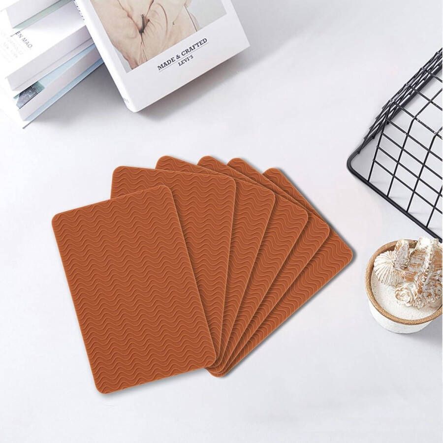 Allecto plus Beschermers Siliconen Antislip Zool Buitenzool Hoge Hak Schoenen. Beschermer voor schoenen. Bruin