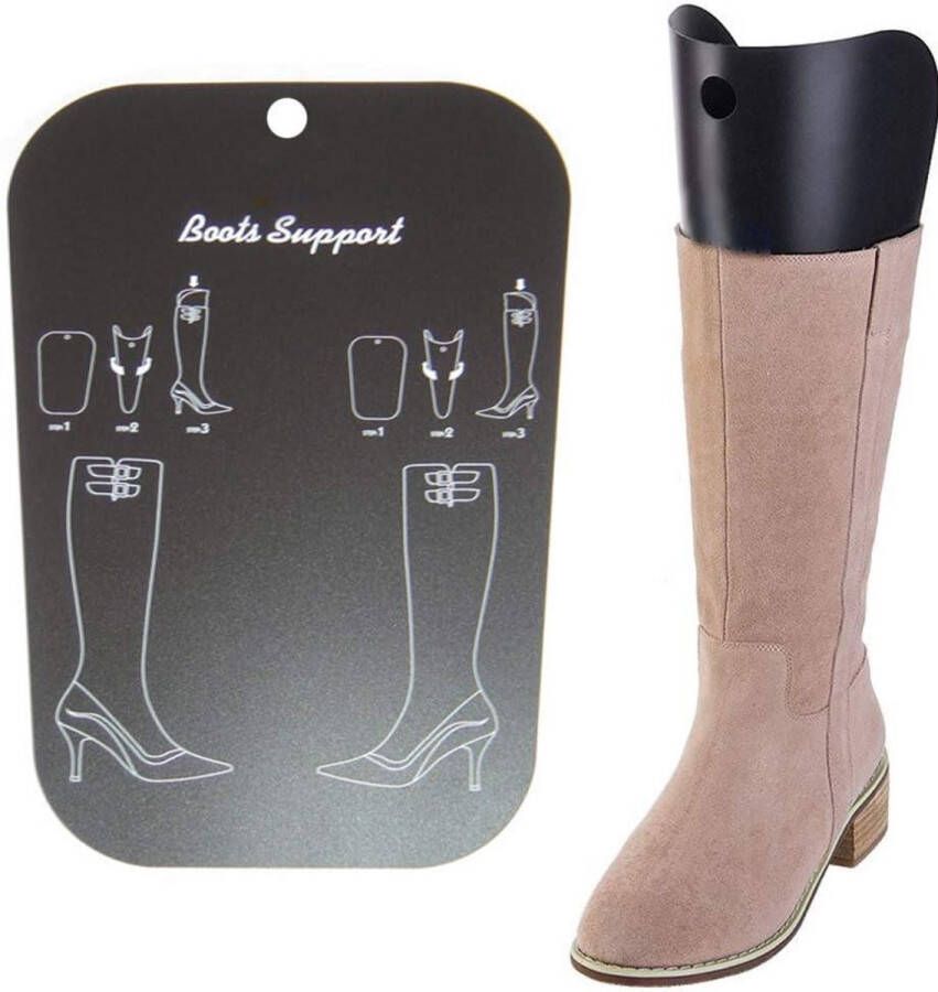Allecto Plus: Boot Shaper Inserts met 4 Sheets voor Tall Boots Zwart 14 Inch en nen
