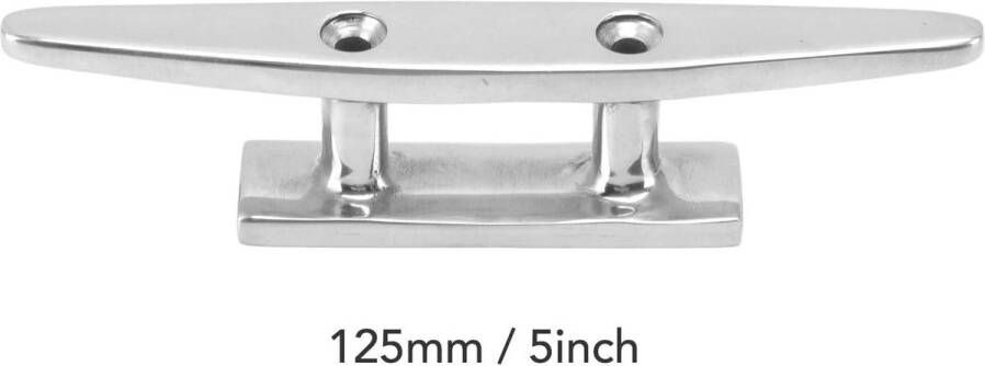 Allecto Plus Bootschoenen van Roestvrij Staal voor Nautisch Decor 125mm 5inch