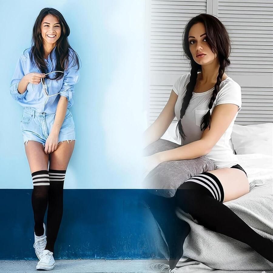 Allecto Plus Dames Overknee-laarzen met Extra Lange Knielaarzen Elegante Hoge Laarzen