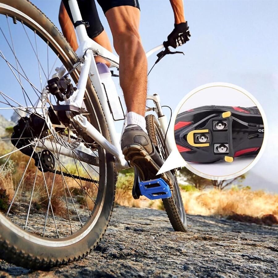 Allecto Plus Fietspedaal Noppen Set voor Fietsschoenen Compatibel met Shi o SPD SL en SPD Cleats Racefiets en Wielrennen 2 Stuks