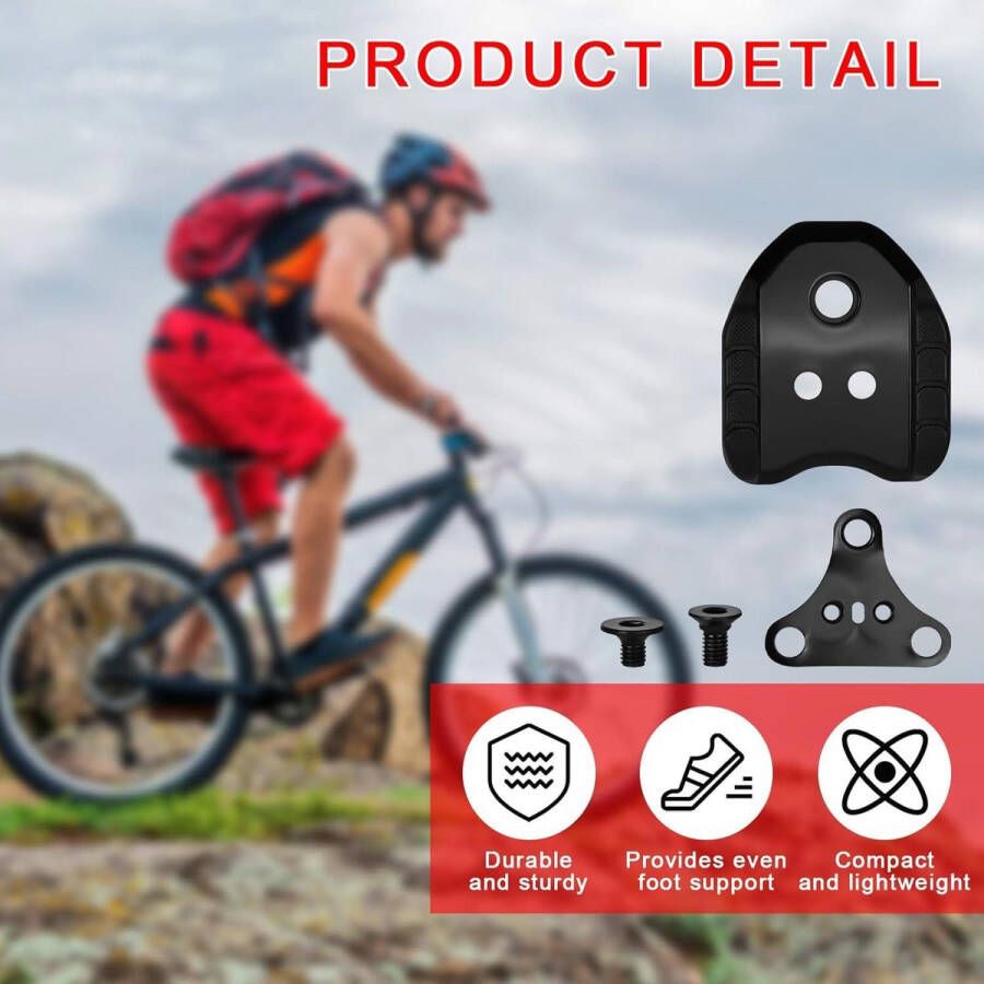 Allecto plus Fietspedaaladapters compatibel met SPD platen voor racefiets en MTB