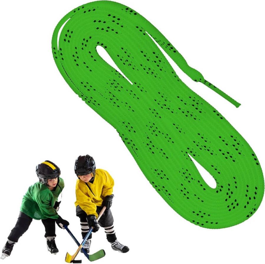 Allecto Plus Gewaxte Hockeyveters voor Hockeyschoenen Lang IJshockeyschoenen Groen Professioneel