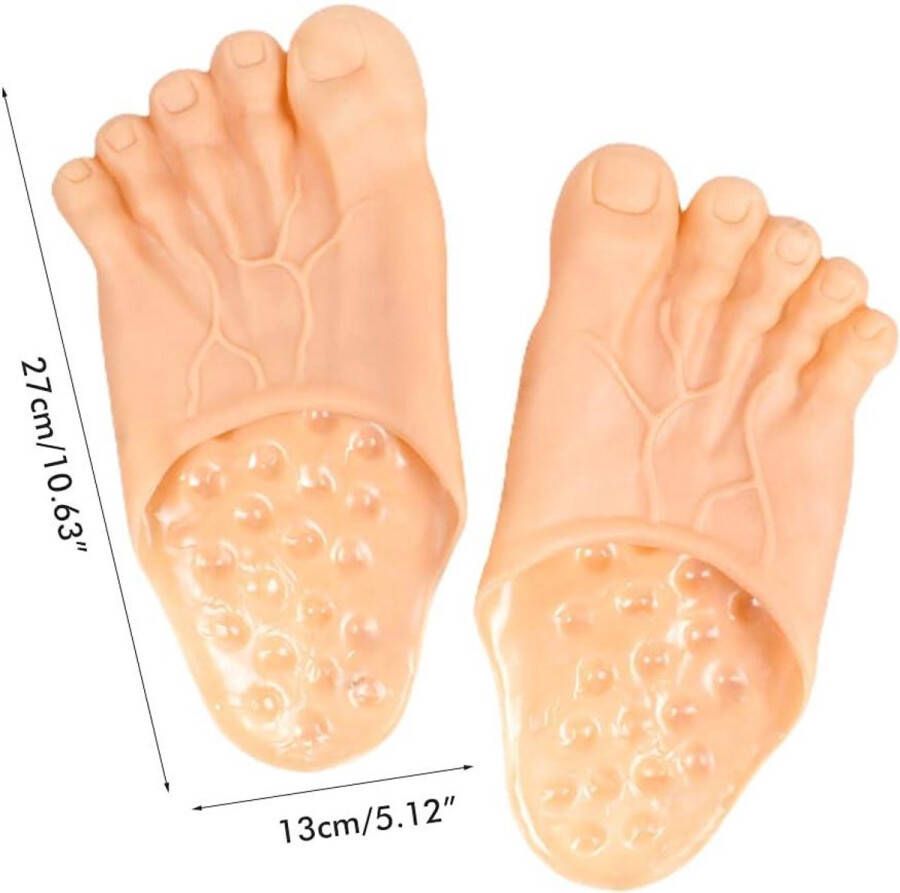 Allecto Plus Grappige pantoffels voor Halloween feesten unisex 27 x Rollenspelfeesten Maskerfeesten