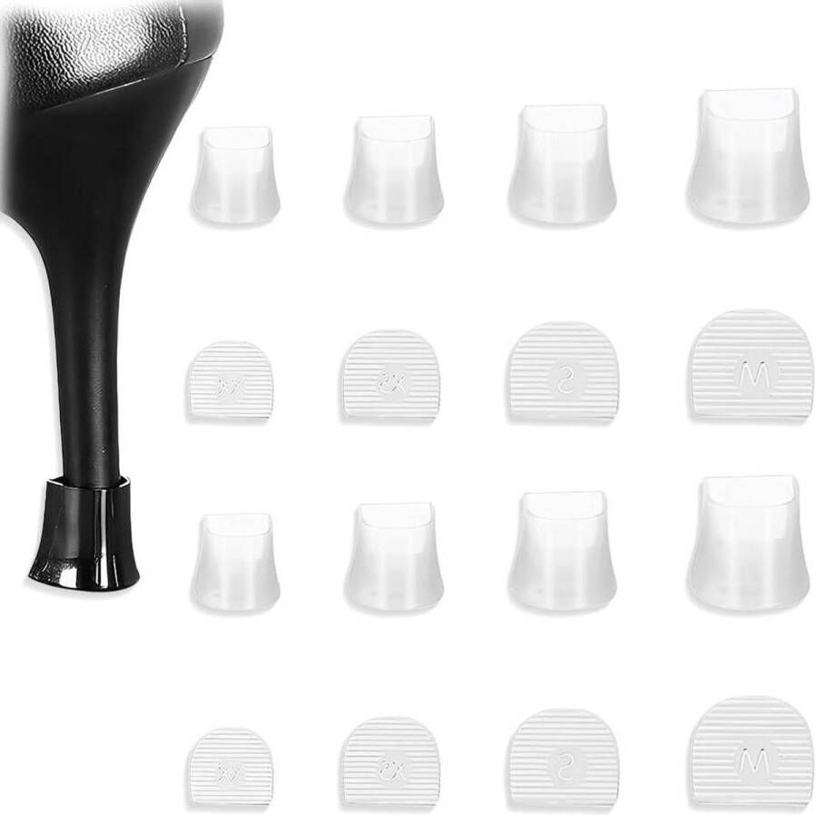 Allecto Plus Hakbeschermers voor Hoge Hakken Antislip Zoolbescherming Dansschoenen Accessoires 8 Paar
