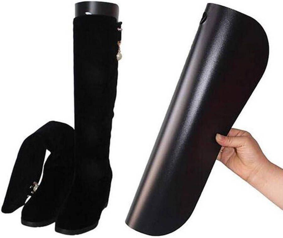 Allecto plus Laarzenvormers Zwart 2 paar Beschermt Hoge Laarzen Kreukelbescherming & Oprui van Laarzen