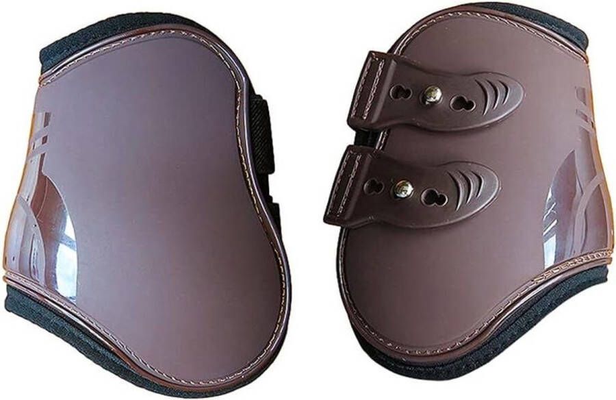 Allecto Plus Neopreen laarzen achterkant paard met beenbescherming 2 stuks ensemble