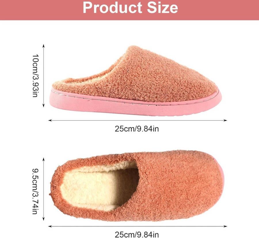 Allecto Plus Pluche Pantoffels Dames Winter Behaaglijk en Warm
