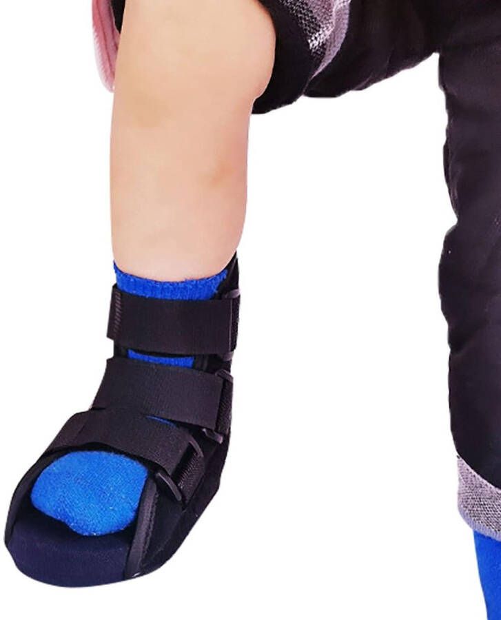 Allecto Plus Post-operatie kinderschoen voor wandelen en herstel na voetoperatie enkelblessures en teenverstuikingen. Comfortabele verstelbare orthopedische laarsjes voor pijnverlichting