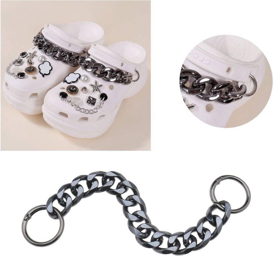 Allecto Plus Schoen Charms Nieuwe collectie Set van 2 charms voor sandalen Metalen stijl DIY Decoratie Accessoires voor schoenen Verjaardagsfeest Kerstcadeau