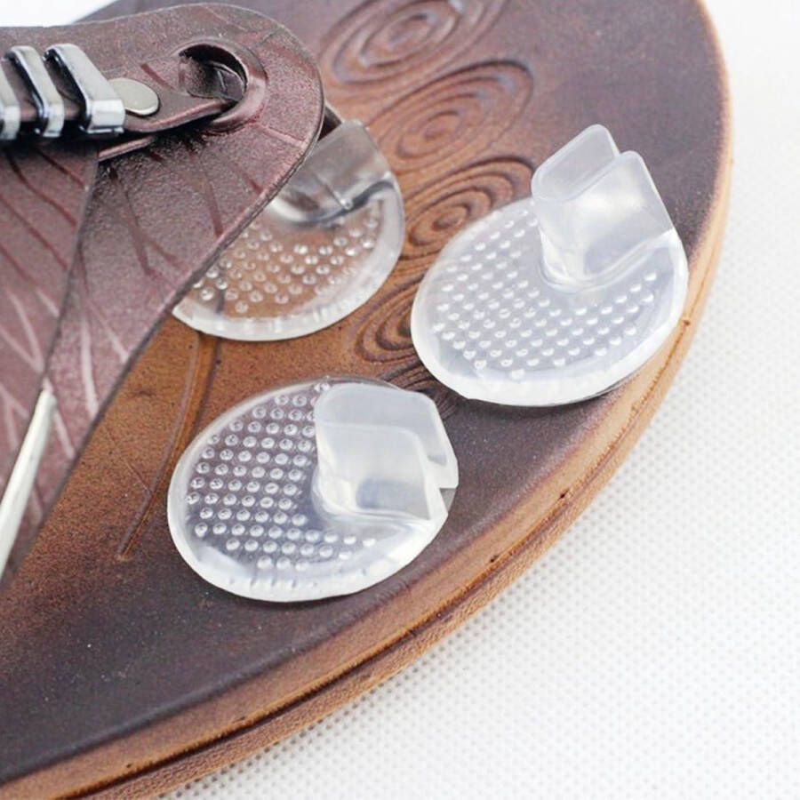 Allecto Plus Siliconen voetkussens voor teenslippers 7 paar teenbeschermers voor pijnverlichting en comfort
