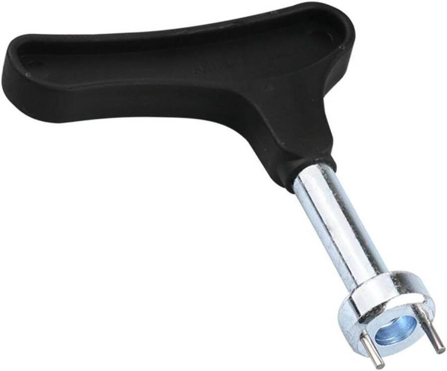 Allecto plus Spike verwijderaar voor golfschoenen IJzerlegering spikes Comfortabele grip Noppen verwijdergereedschap (zwart)