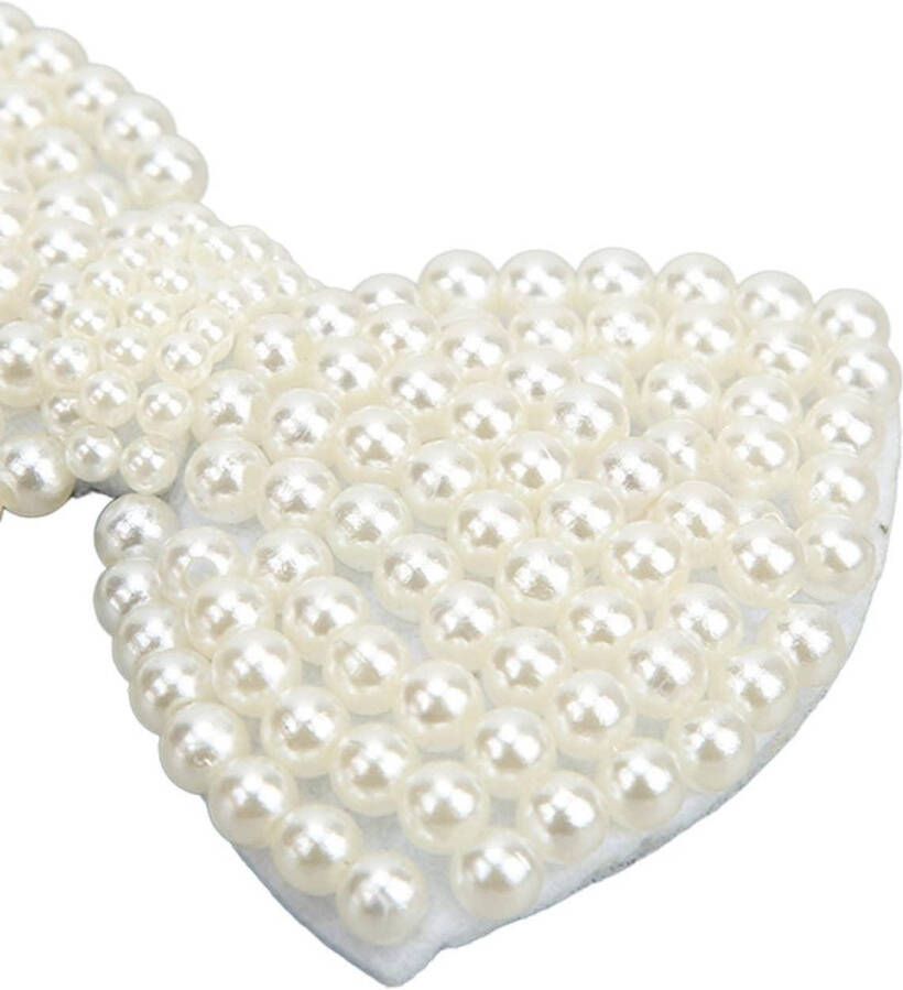 Allecto plus Strass Schoenclips 2 Stuks voor Vrouwen Parel Decoratie voor Schoenen Bruiloft Accessoires met Bedels Sieraden voor Laarzen en Sandalen