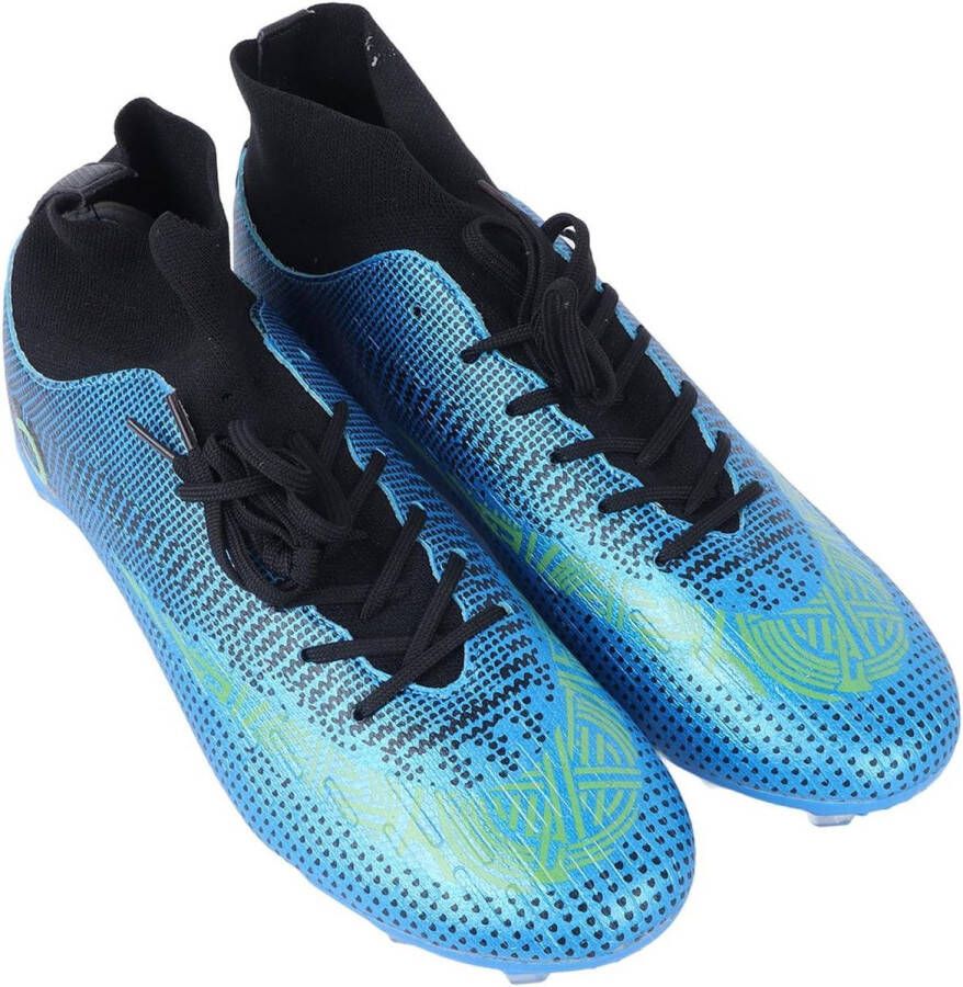 Allecto Plus Voetbalschoenen voor Heren Lichtgewicht en Duurzaam met Verbeterde Balcontrole Duurzaam en Anti-slip Hoog Ontwerp voor Enkelondersteuning Handige Vetersluiting Veelzijdig voor Wedstrijden