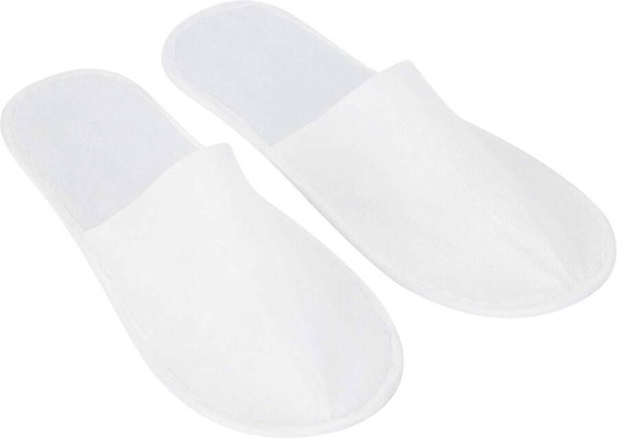 Allecto Plus Wegwerp-pantoffels 50 paar antislip hotelgasten draagbaar voor spa en reizen en Niet-geweven stof Comfortabel en handig