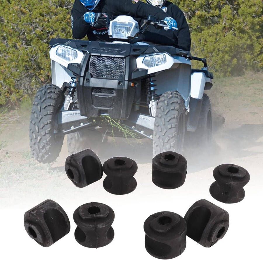 Allecto Premium 8 stuks Rubberen Stabilisator Ondersteuning Bus Vervanging voor Polaris Sportsman Stabilisatorbus Polaris Sportsman vervanging ATV onderdelen