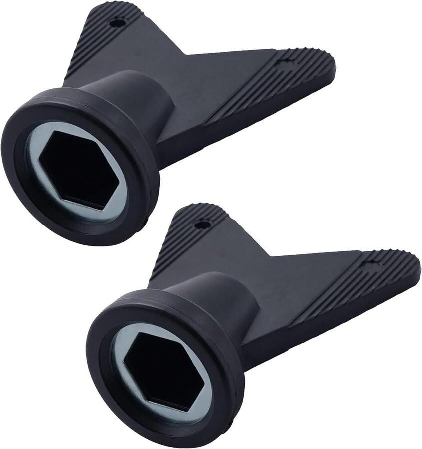 Allecto Premium Voetbal- en rugby studs sleutelset voor sportschoenen nagels vervangen Handig gereedschap voor zeshoekige noppen en studs