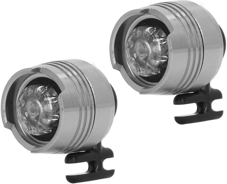 Allecto Schoenenverlichting Accessoires Grappig Zilver LED Voor Crocs Aluminium Schoenversiering