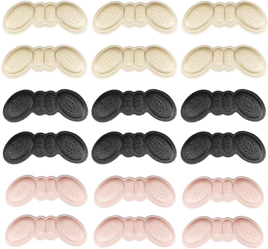 Allecto Schoenhakstickers Hielbeschermers Antislip Slijtvast Terugstootkussen Schoenmaataanpassing Hoge hakken Sportschoenen Zwar