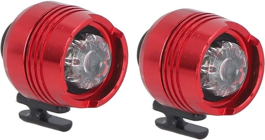 Allecto Schoenverlichting Crocs Grappige schoenaccessoires Rood LED-verlichting Decoratie Lichtjes Aluminium Geschikt voor Crocs