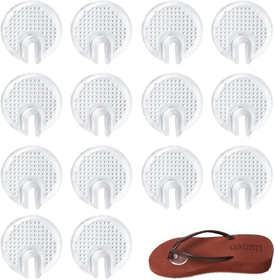 Allecto Siliconen Sandalen Bescher de Pads voor Pijnverlichting Comfortabel Teenkussens voor Verlichting Ideaal voor voetgezondheid G