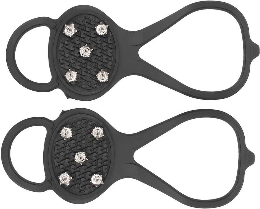 Allecto Sneeuwklimstijgijzers Lichtgewicht Slipspikes Voor Bergschoenen Ideaal voor Winterse Activiteiten Verbeter Grip en Stabiliteit