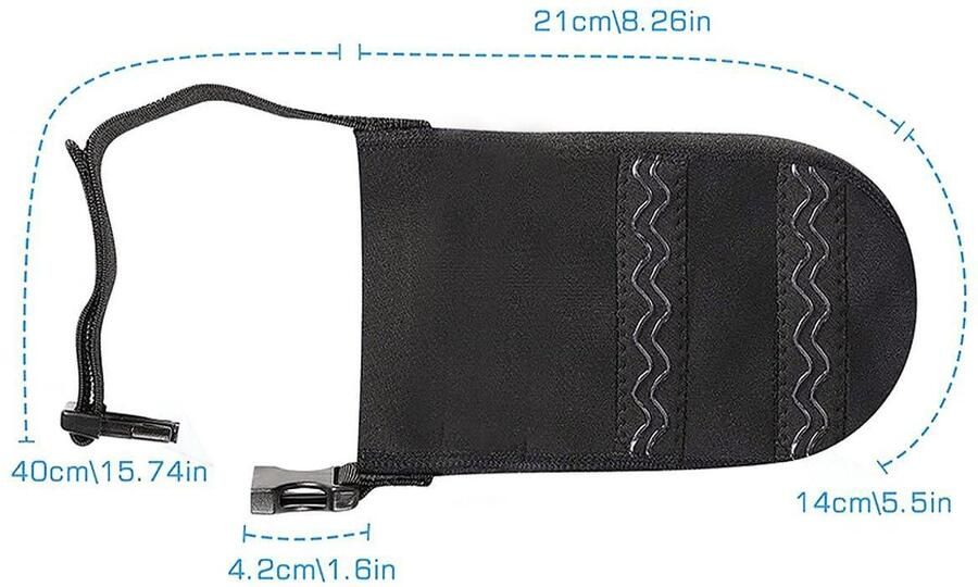 Allecto- Sok Cover Voet Anti-Slip Halve Voet Wandelschoen Orthosis Spalken Bretels Schoen Verstelbaar Geschikt voor Cast Protector KLeur of model Cast Teen met