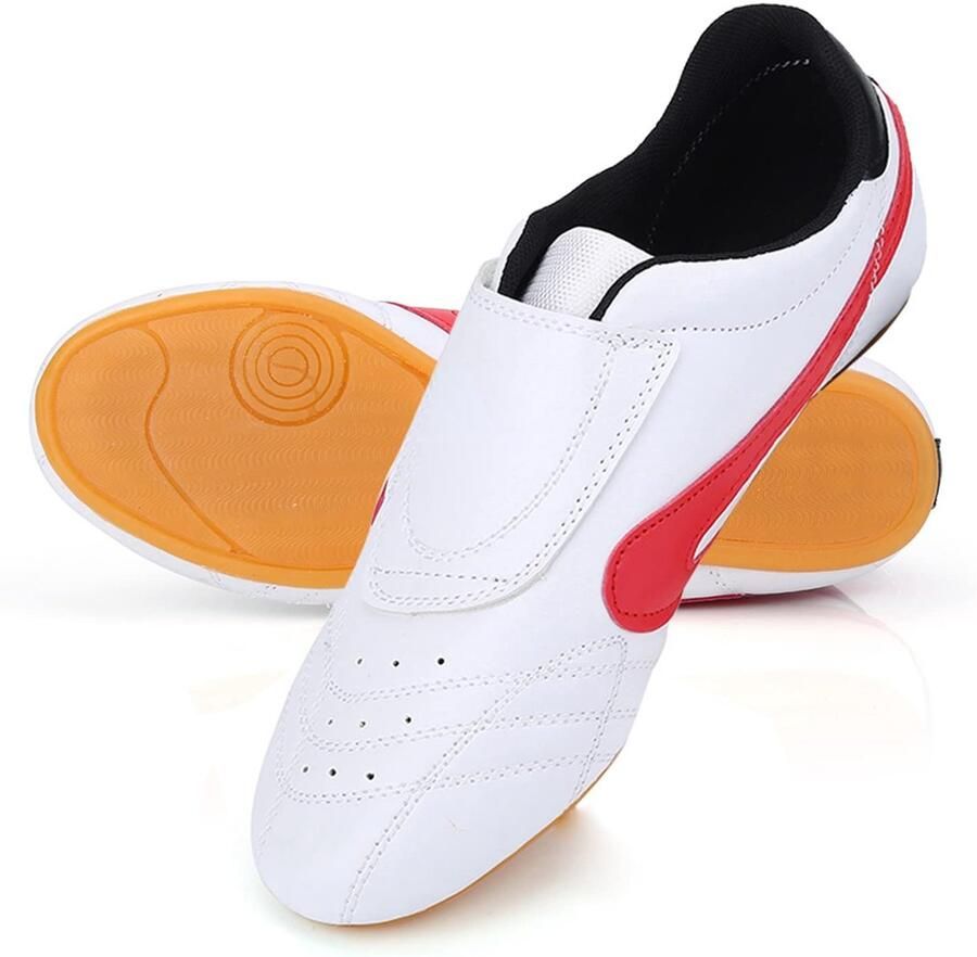 Allecto Vechtsport Schoenen Taekwondo Hoge Kwaliteit PU Leer Lichtgewicht Antislip Oxford Zool Martial Arts Training Volwassenen