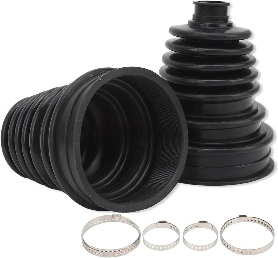 Allecto- Universele laarzen set Siliconen 2 stuks CV-laarzen Flexibel Auto's Vervanging Constante snelheid