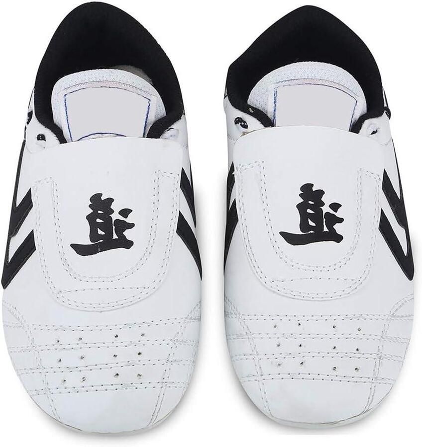 Allecto- Vechtsporten trainingsschoenen Tiener Trainingsschoenen Zwart Taekwondo Boksen Training Geschikt voor tieners Zwarte sportschoenen voor Vechtsporten Taekwondo Boksen