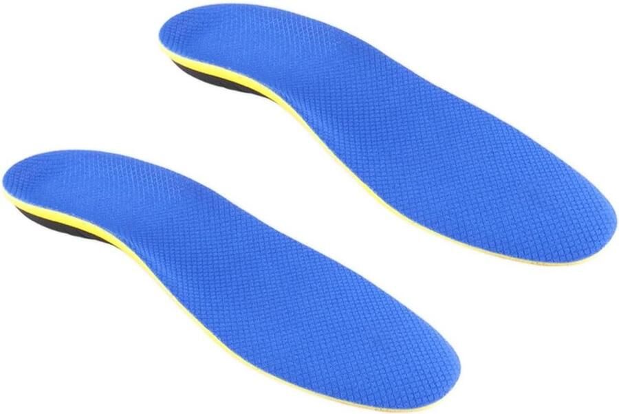 Allecto- Voetboog Ondersteunende Inzetstukken nen Hardloopschoenen Platte Voetboog Ondersteuning 2 Stuks Geschikt voor Hardloop Wandelschoenen Zwart Grijs 285x97mm