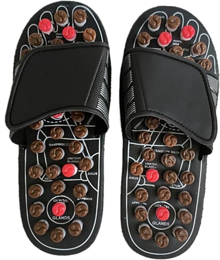Voetmassage Slippers Sandalen Reflexologie Neuropathie Plantar Fasciitis Artritis Pijnverlichting en Verbetering van Circulatie Cadeaus voor Mama en Papa