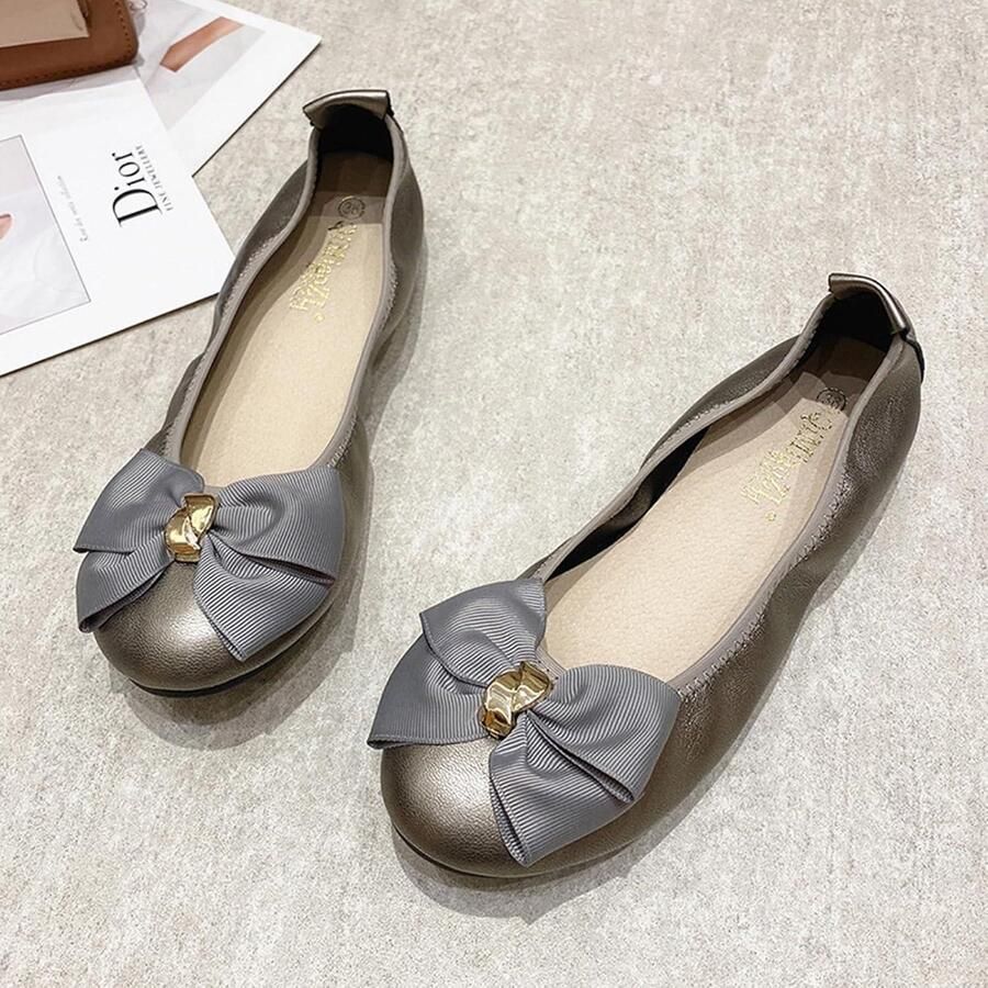 Allecto Vrouwen Platte Pumps Dames Schoenen Werk Comfort Zwart Office Formele Ballet Ballerina Slip On Flats Geschikt voor Kantoor Gebruik Ronde Neus Zwarte Model