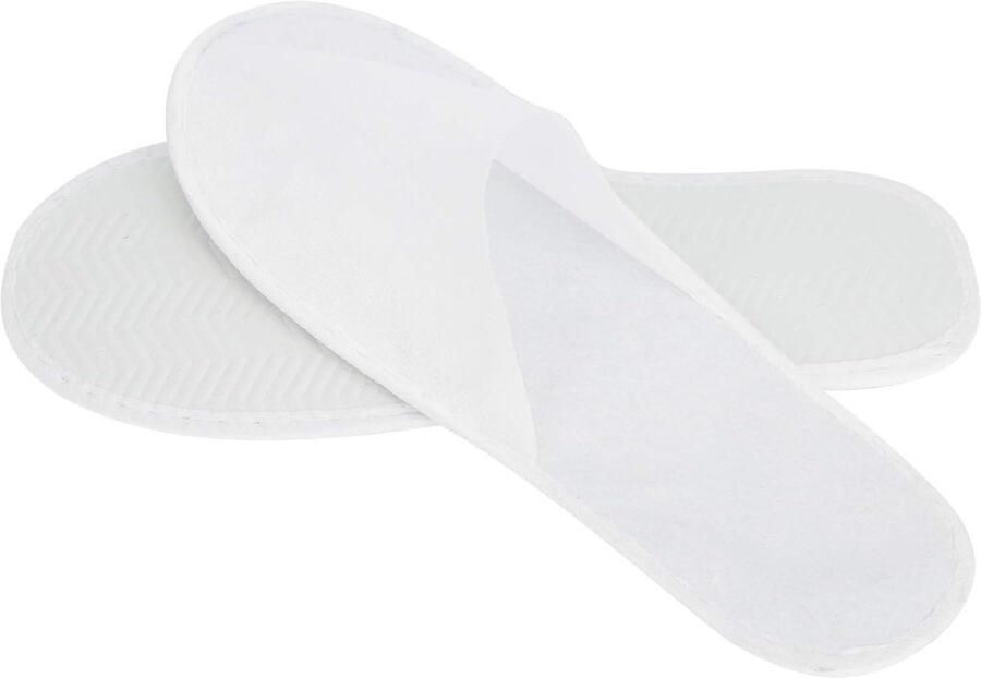 Allecto- Wegwerp pantoffels Antislip Draagbaar Hotelgastpantoffels Spa en hotel en 50 paar Niet-geweven stof Blauw