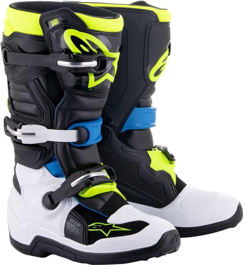 Alpinestars Tech 7s Off-road Laarzen Wit Zwart 1 2 Jongen