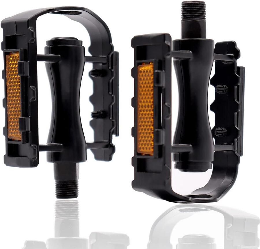 Aluminium Fietspedalen met Dubbele Vlakke Zijden en Anti-Slipstructuur