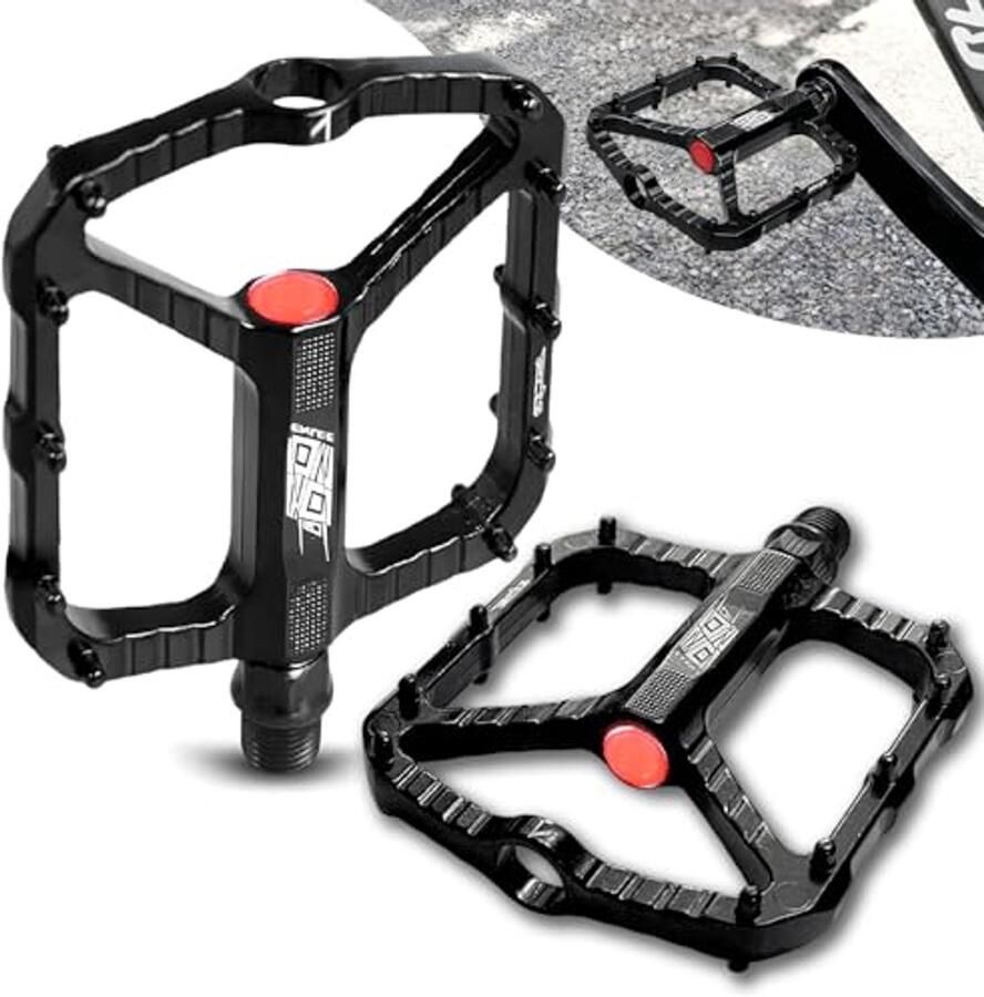 Aluminium Fietspedalen Voor Wegfiets En Mountainbike Dubbelzijdige Antislip Pedalen Met 9 16 Draadmaat