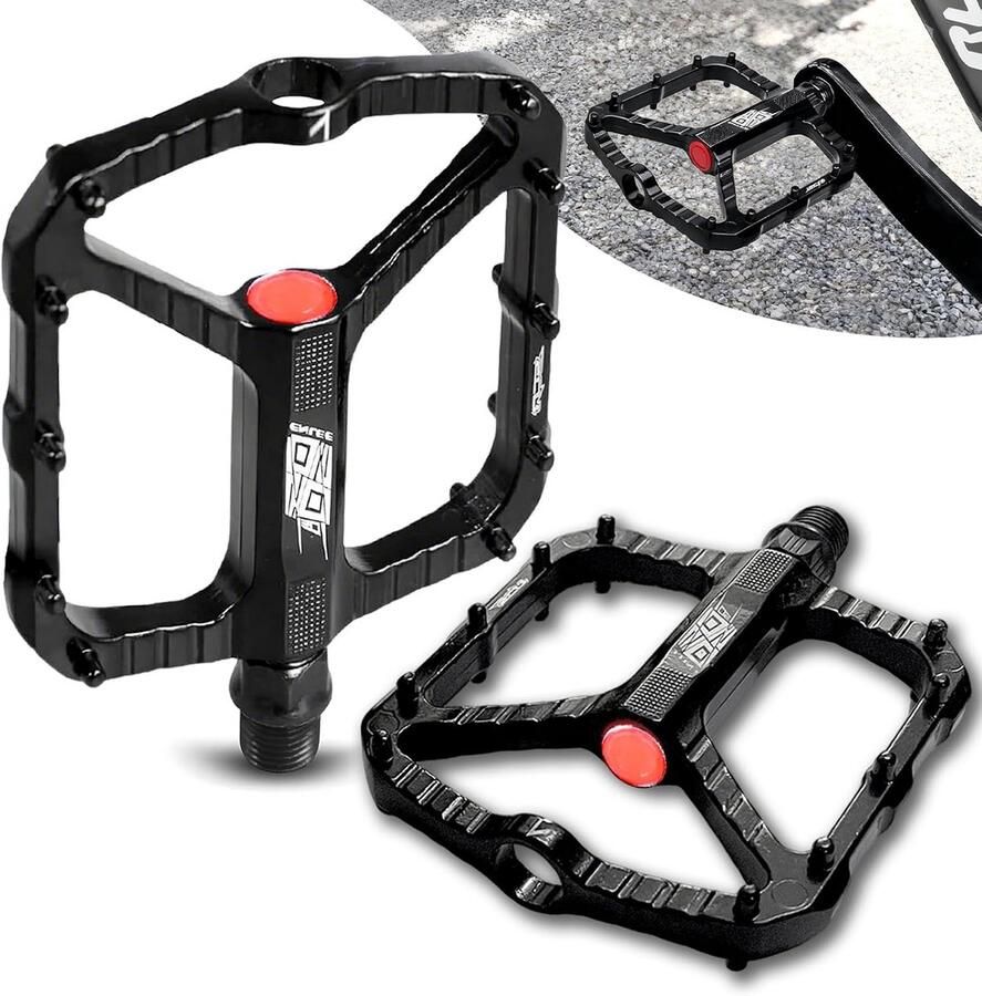 Aluminium Fietspedalen Voor Wegfiets En Mountainbike Dubbelzijdige Antislip Pedalen Met 9 16 Draadmaat
