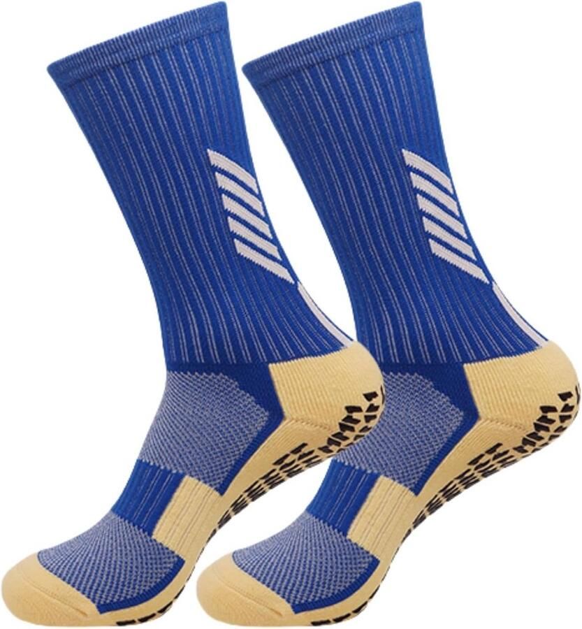 Anti-slip sportsokken 2 paar voor kinderen en volwassenen Ade d & Grip voor Voetbal en Teamsport
