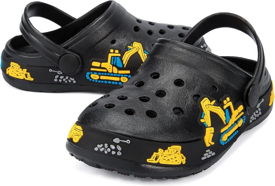 Antislip Ade de Kindersandalen Tuin Clogs met Cartoon Opdruk voor en