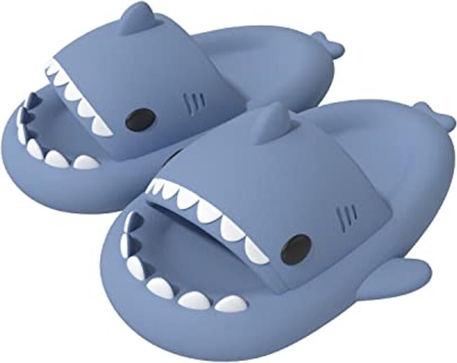 Antislip Badslippers en Strandsandalen voor en Kinderen Shark Sildes