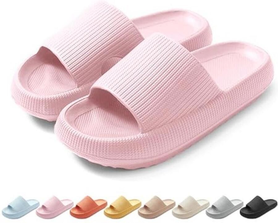 Antislip Badslippers voor en Zachte Wolken Slippers voor Binnen en Buiten