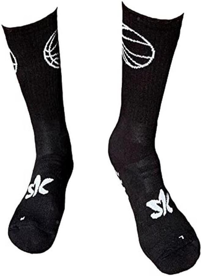 Antislip Basketbalsokken voor Heren Zwart-Wit