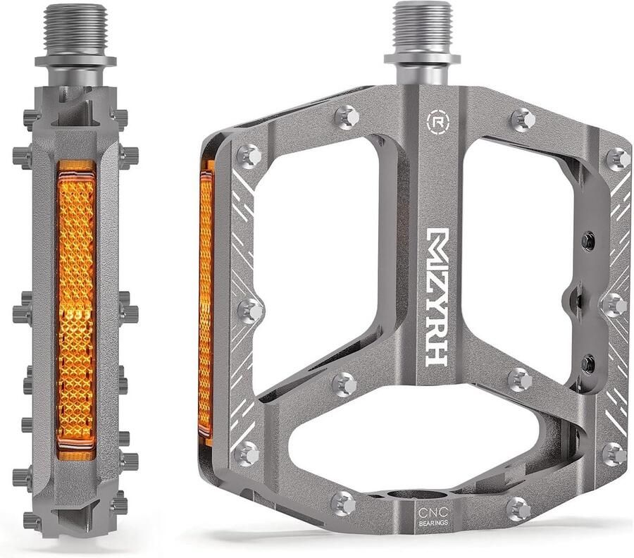 Antislip Fiets Pedalen MTB & Racefiets met 3 Afgedichte Lagers en Reflectoren
