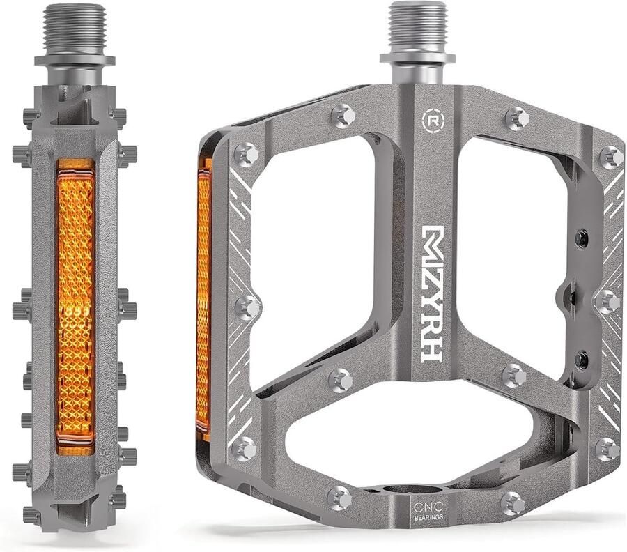 Antislip Fiets Pedalen MTB & Racefiets met 3 Afgedichte Lagers en Reflectoren