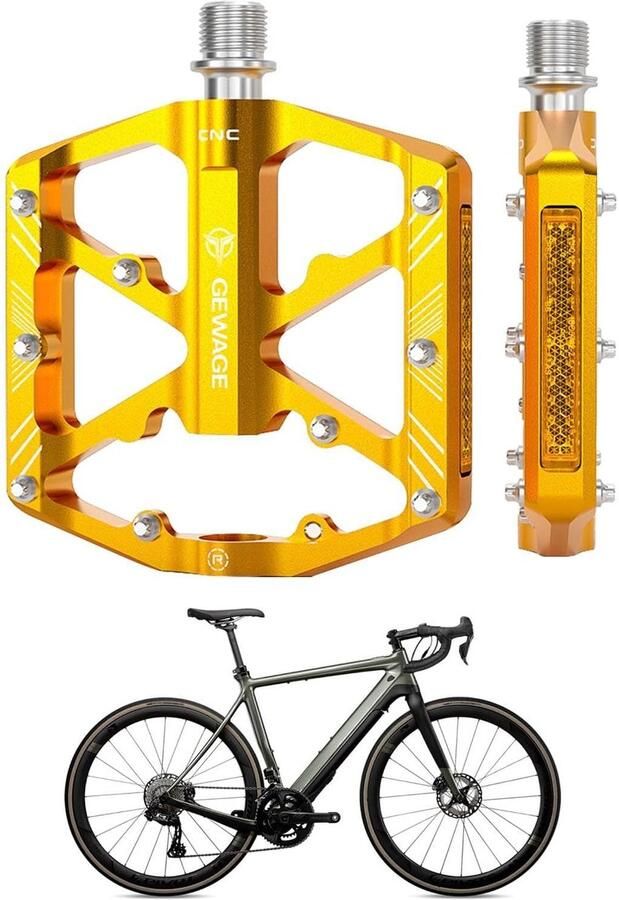 Antislip Fietspedalen Fietsaccessoires Metaal Veilig Fietsen 9 Antislip Pennen Per Kant 9 16 Inch As Blauw