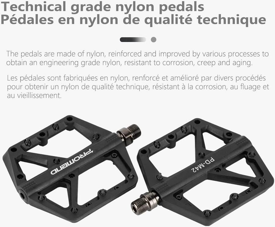 Lichte en Duurzame Antislip Fietspedalen voor MTB BMX en Spinning