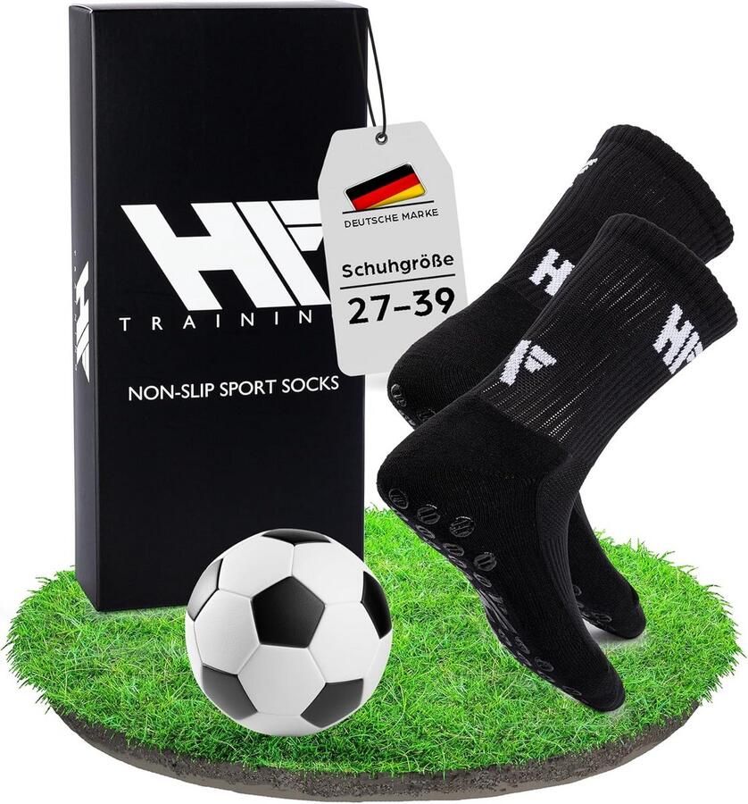 Antislip Kindersokken met Grip Sportsokken met Noppen voor Voetbal en Teamsporten )