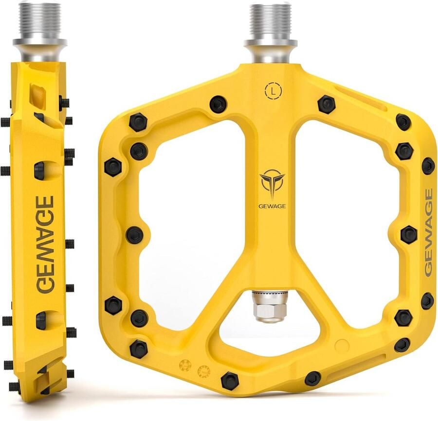 Antislip Mountainbike Pedalen Lichtgewicht Nylon Fietspedalen met Brede Platte Platforms